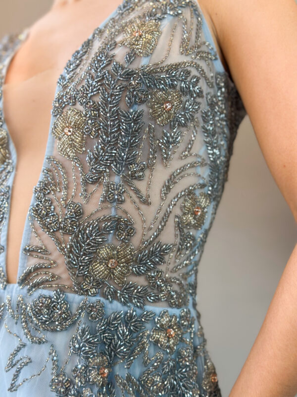 Vestido Cínthia Azul - Imagem 2