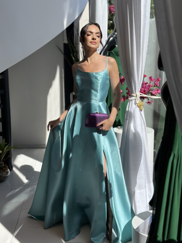 Vestidos de festa Verde Alice