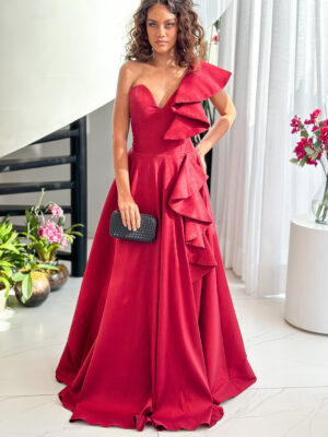 Vestidos de festa marsala madrinha