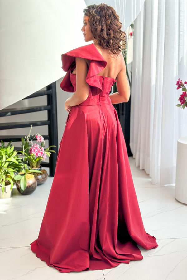 Vestidos de festa marsala madrinha