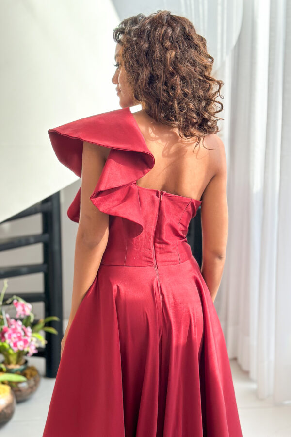 Vestidos de festa marsala madrinha