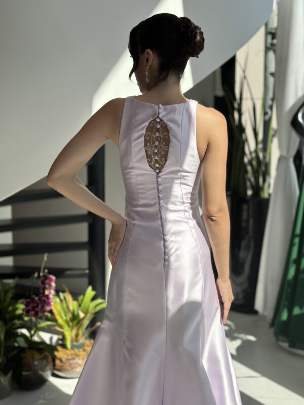 Vestido de festa sereia furtacor