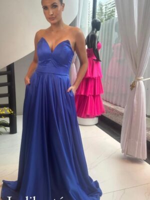 Vestido madrinha azul royal